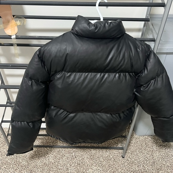 Black extra puff jacket - Picture 5 of 5